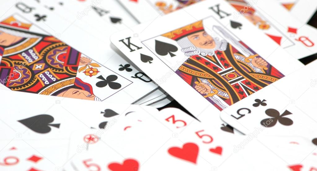 cards on table