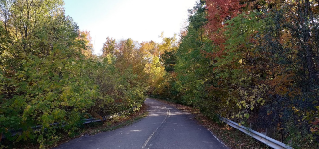 turning road